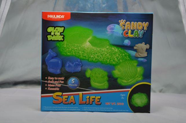 

Песок для творчества Paulinda Sandy clay Морская жизнь 250г светится в темноте 5 ед PL-140079