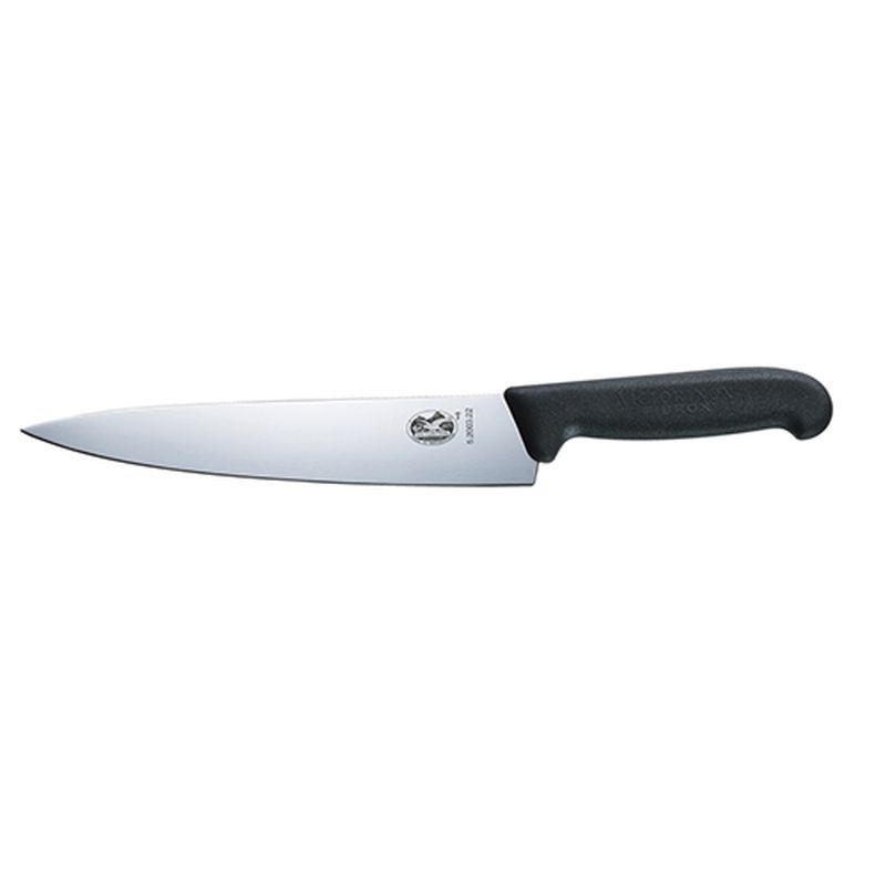 

Кухонный нож Victorinox Fibrox Carving 22см с чёрной ручкой (52003.22)