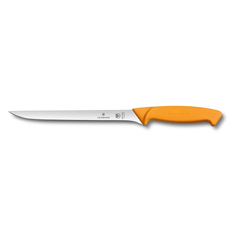 

Кухонный нож Victorinox Swibo Fish Filleting Flex-Narrow 20см с жёлтой ручкой (58449.20)