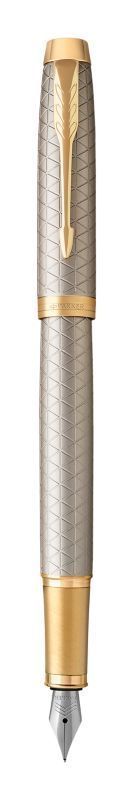 

Перьевая ручка Parker IM 17 Premium Warm Silver GT FP F 24 111