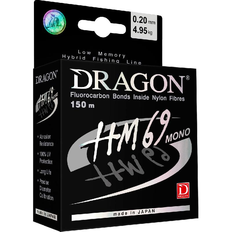 

Леска рыболовная Dragon HM69 Pro 150м / 0,282мм / 8,65кг (PDF-30-02-228)