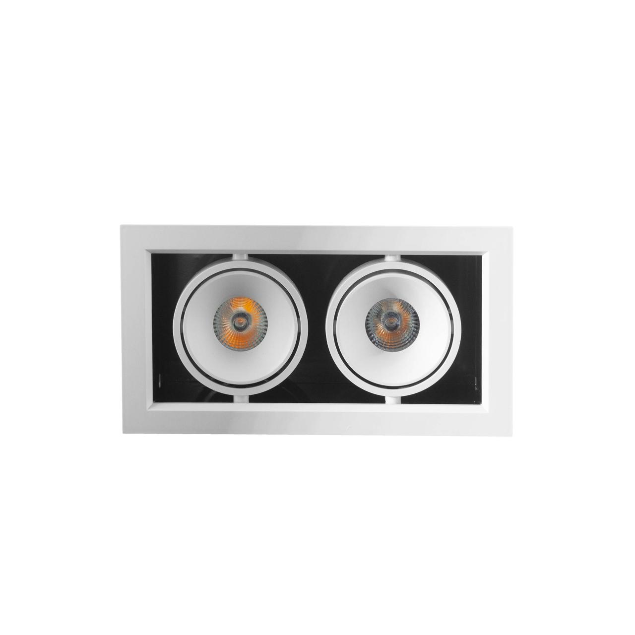 

Точечный светильник Skarlat BX07-2-LED 2*7W WH 4000K