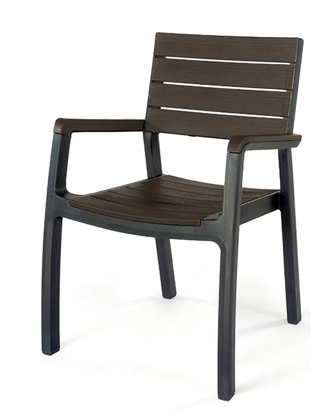 

Стул пластиковый Harmony armchair, серый Keter