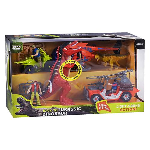 

Игровой набор "Юрский период" с динозавром JLX Toys (7731B)