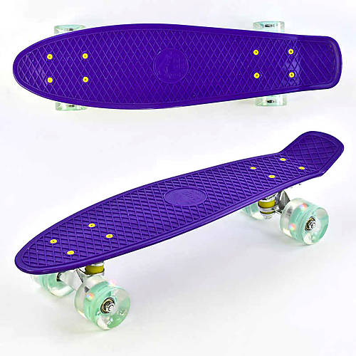 

Скейт Пенни борд фиолетовый доска 55см Best Board (0660)