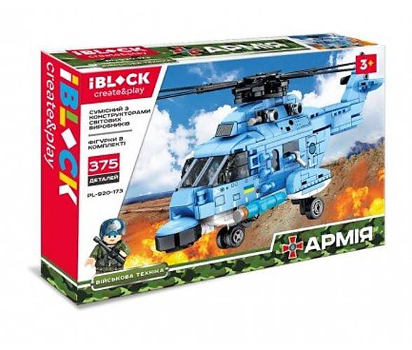 

Конструктор "АРМИЯ" 375 деталей IBLOCK (PL-920-173)