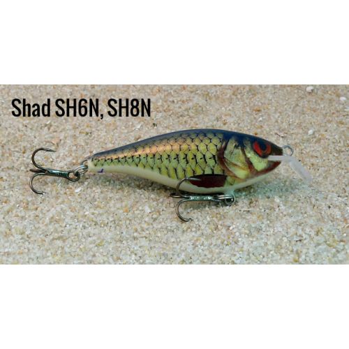 

Воблер Taps Shad 7г / 6см / 0-1,2м (SH6N-F)