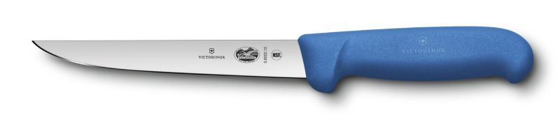 

Кухонный нож Victorinox Fibrox Boning 15см обвалочный с синей ручкой (56002.15)