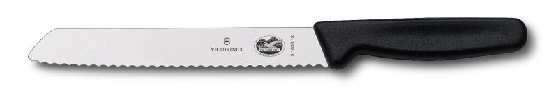 

Кухонный нож Victorinox Bread 18см волн. для хлеба с чёрной ручкой (51633.18)