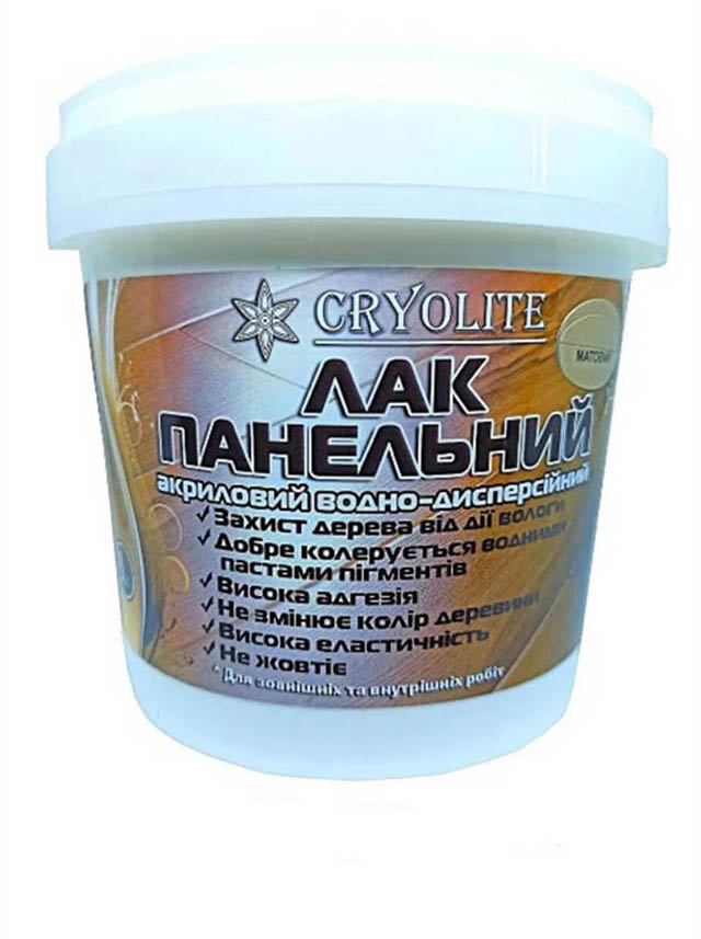 

Лак акриловий матовий Cryolite 10л