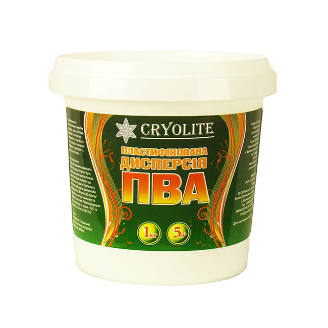 

Клей дисперсія ПВА Cryolite 10кг