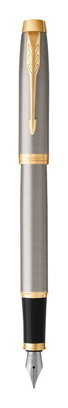 

Перьевая ручка Parker IM 17 Brushed Metal GT FP F 22 211