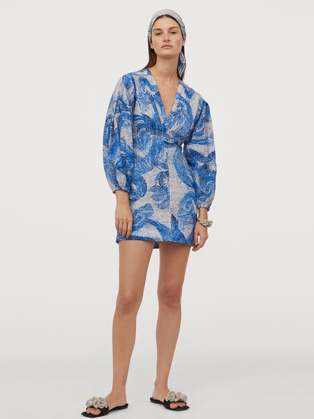

Платье H&M 0862386-1  Синее, Платье H&M 0862386-1 36 Синее