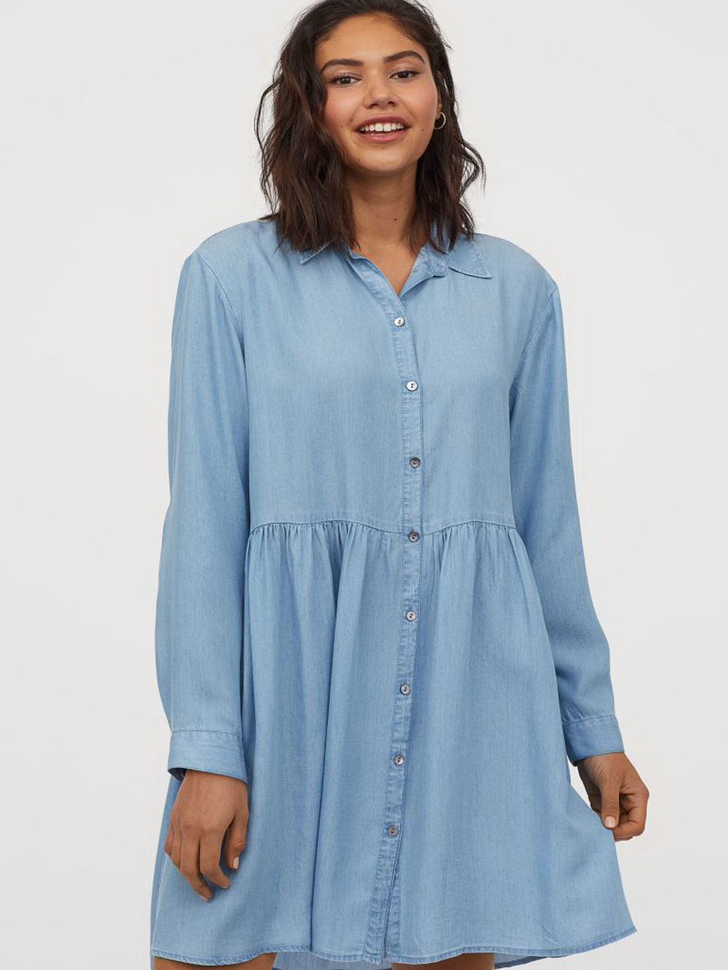 

Платье джинсовое H&M 0873682-1 36 Голубое