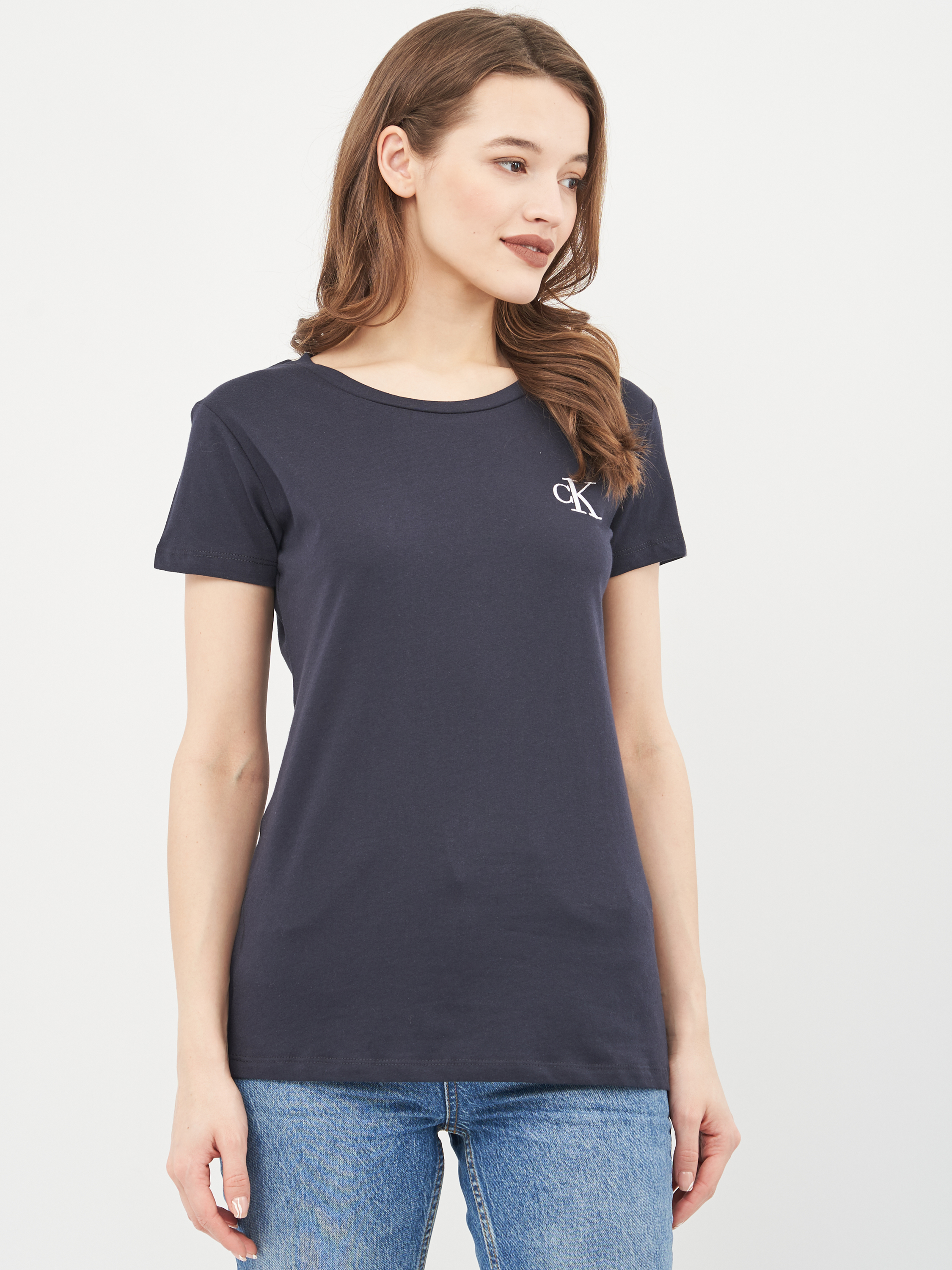 

Футболка Calvin Klein Jeans 10484.5  (48) Темно-синяя, Футболка Calvin Klein Jeans 10484.5 XL (48) Темно-синяя