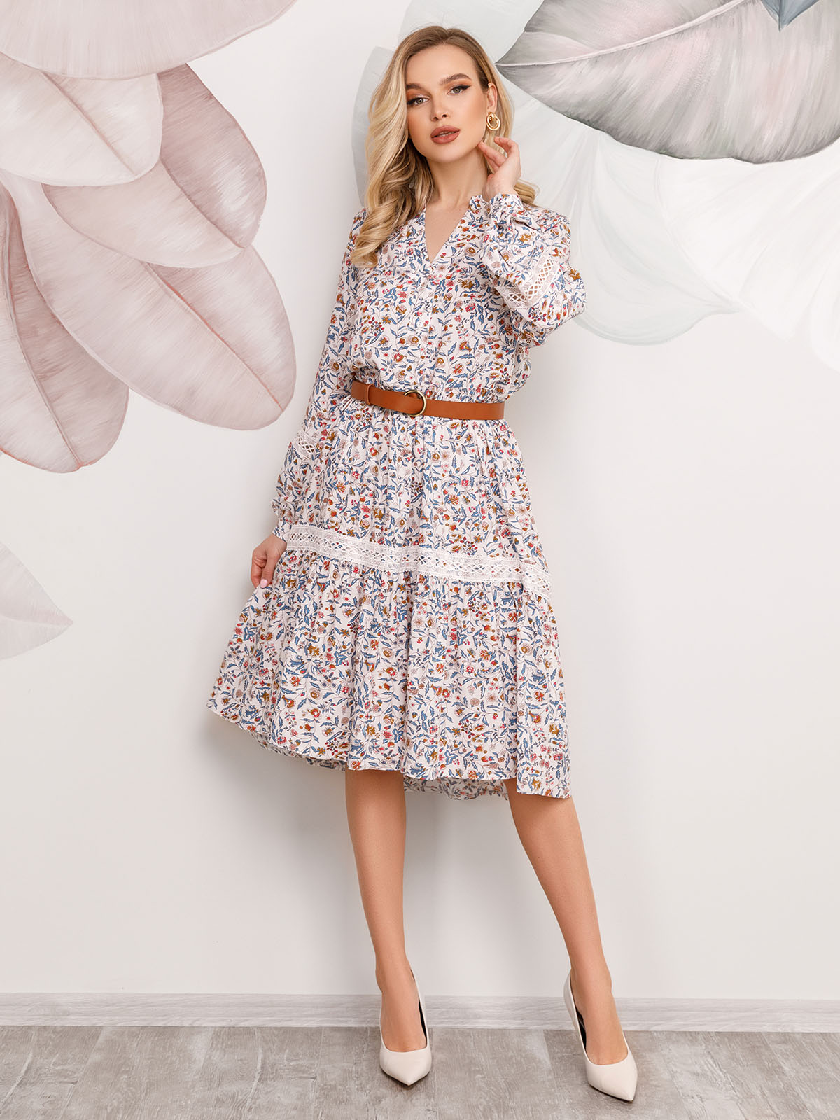 

Платье ISSA PLUS SA-145 S Разноцветное