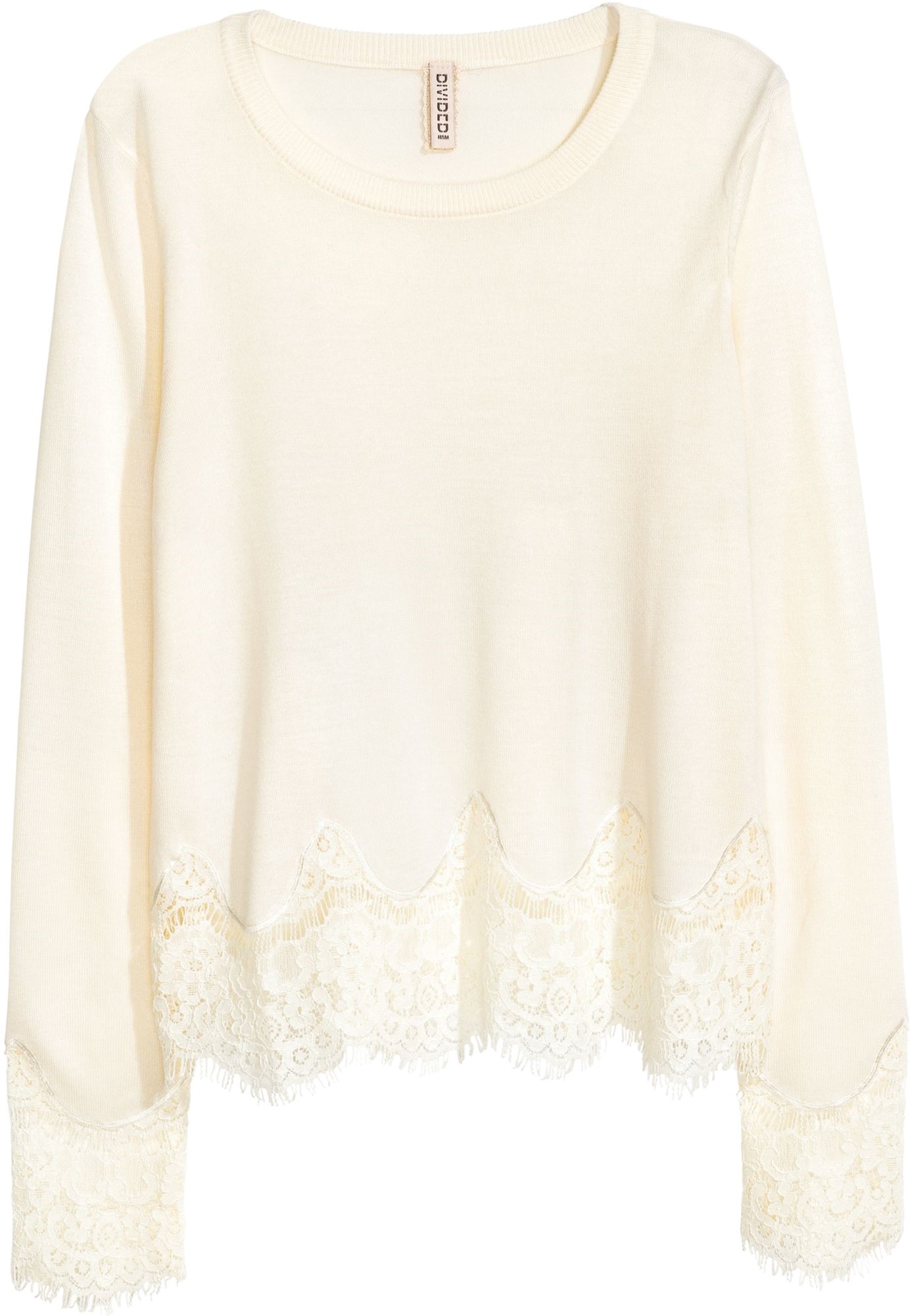 

Джемпер H&M 4544115RP21 L Молочный