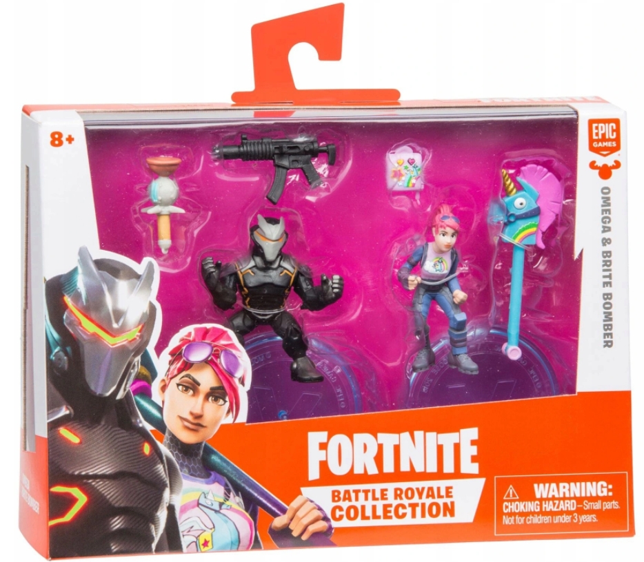 

Набор игровых фигурок Fortnite OMEGA & BRITE BOMBER коллекционные фигурки Фортнайт по лицензии, 2шт/5см (63514-04)