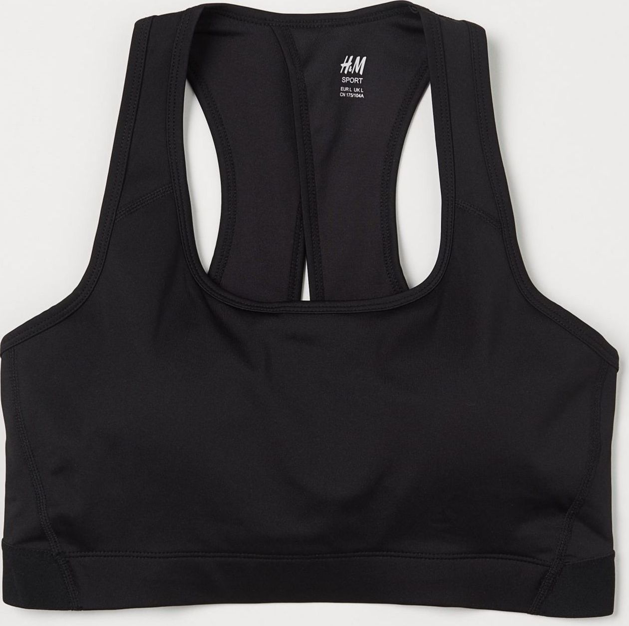 

Спортивный топ H&M 103-9055072 XL Черный