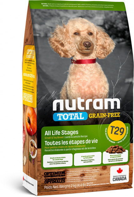 

Сухой корм для собак малых пород Nutram Total GF Lamb Small Dog беззерновой со вкусом ягненка 2 кг (067714102635)