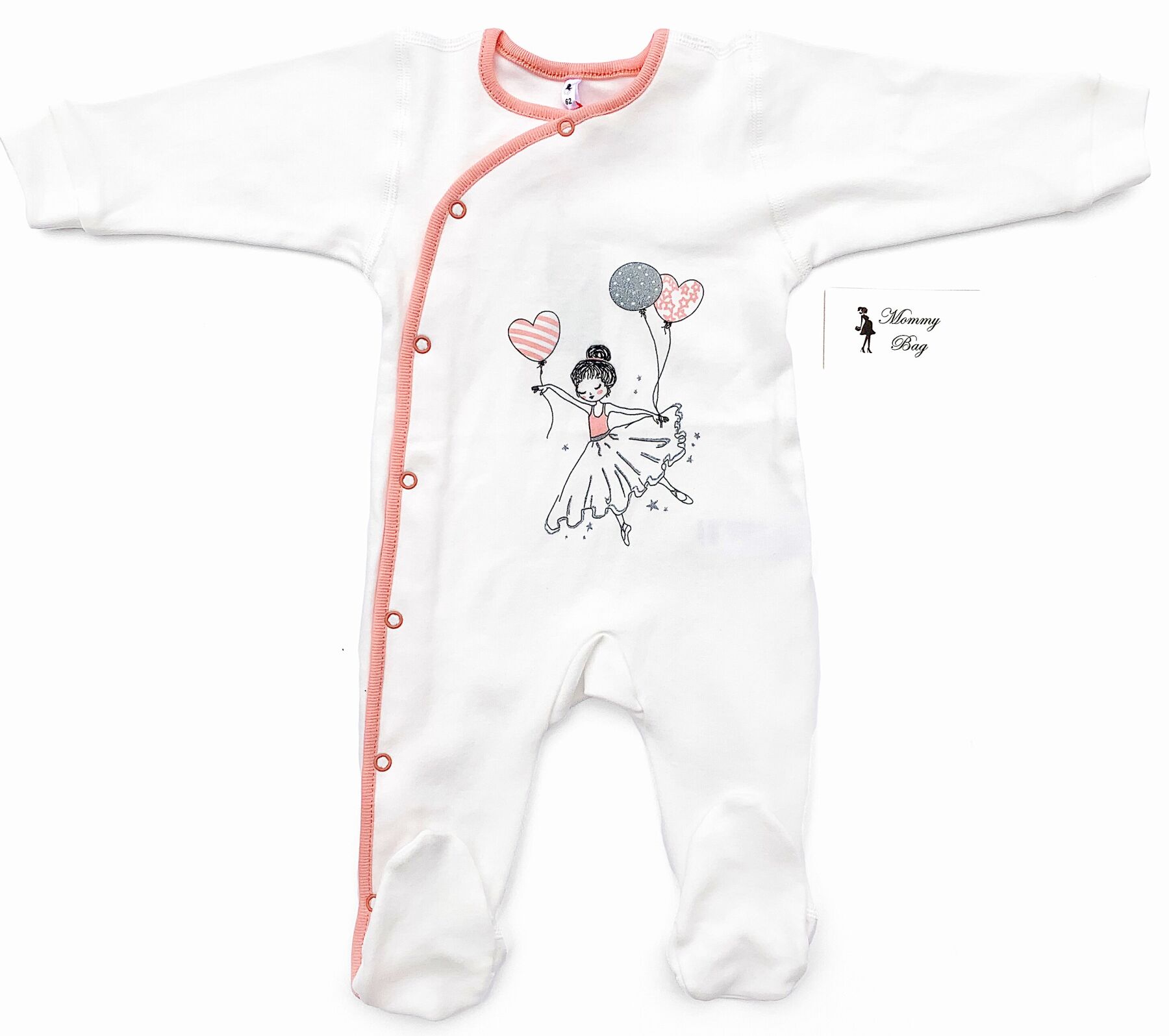 

Человечек RoyalBaby Балерина р.62, 0-6 мес (арт.№1)