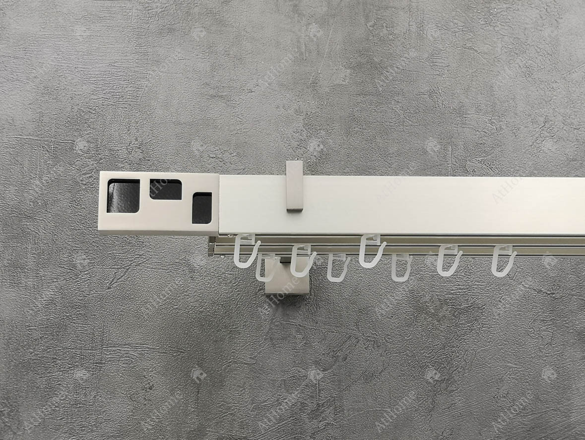 

Карниз Marcin Dekor Square line Фори/черный 320 см тройной Сталь матовая (кронштейн 11-14-17 см)