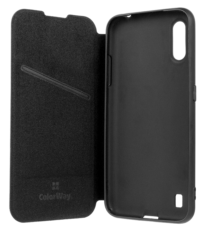 

Чехол-книжка ColorWay Elegant Book для Samsung Galaxy A01 Black (CW-CEBSGA015-BK)