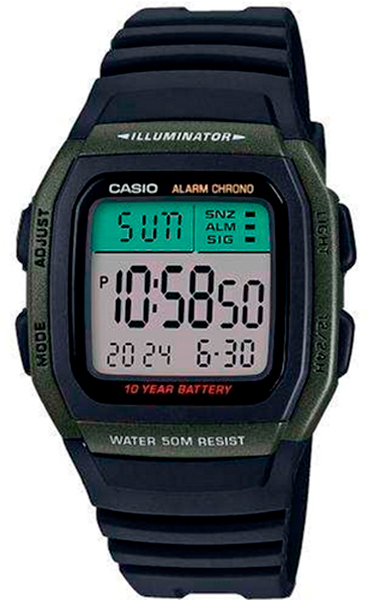 

Мужские наручные часы Casio W-96H-3AVEF