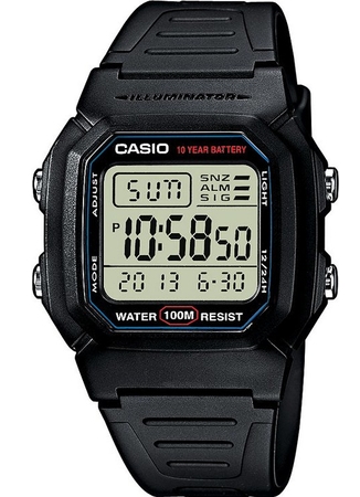 

Мужские наручные часы Casio W-800H-1AVES