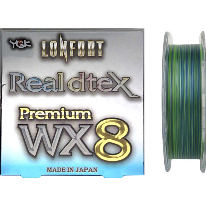 

Шнур YGK Lonfort Real DTex X8 90m мультиколор #0.3/0.094mm 9lb/4kg