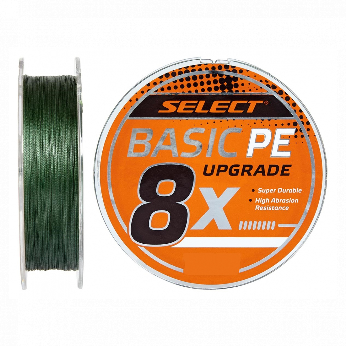 

Шнур Select Basic PE 8x 150m Dark Green #1.0/0.14mm 18lb/8.2kg