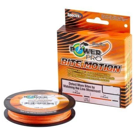 

Шнур Power Pro Bite Motion 150m Orange Black 0.06mm 6.5lb/3kg