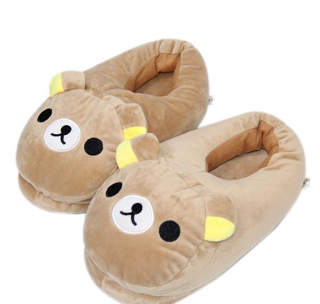 

Плюшевые тапочки игрушки Мишки My kigu 28 см Размер 39 универсальный