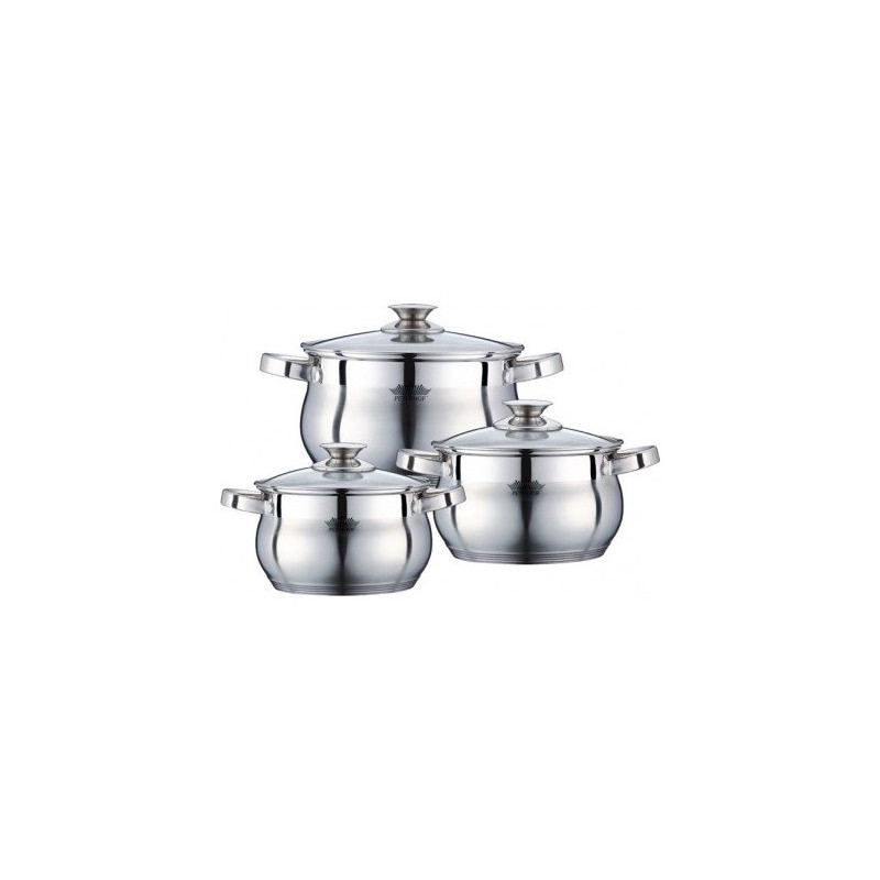 

Набор посуды из нержавеющей стали 6 предметов Peterhof PH15775