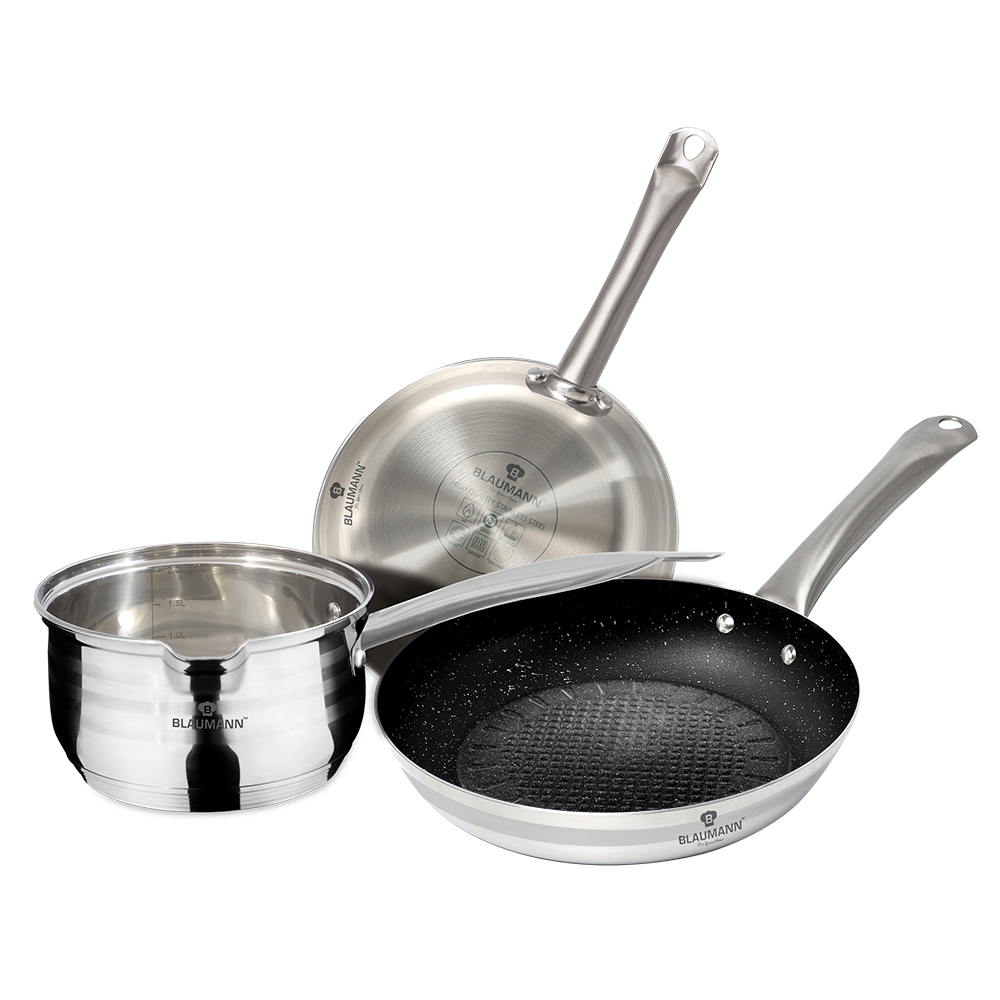 

Набор посуды Blaumann Gourmet Line 3 предмета BL-3177