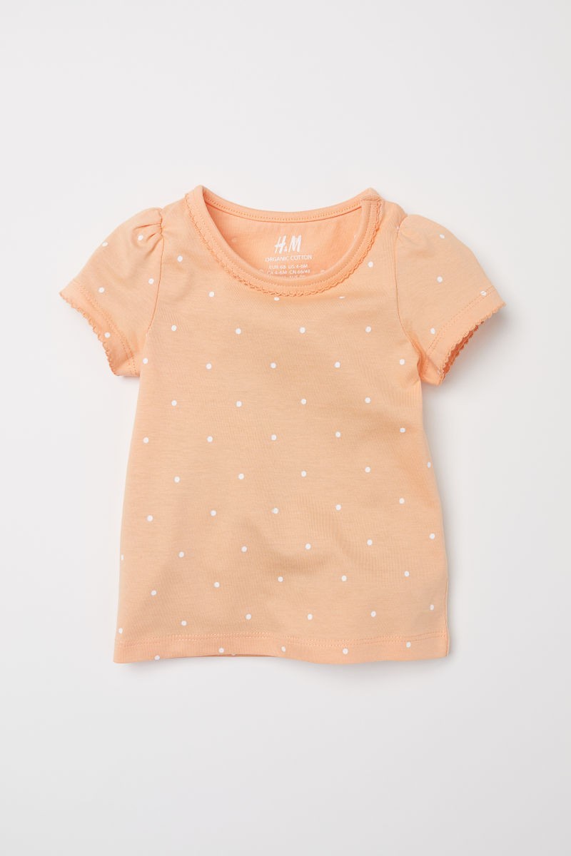 

Футболка H&M 62 см Оранжевая