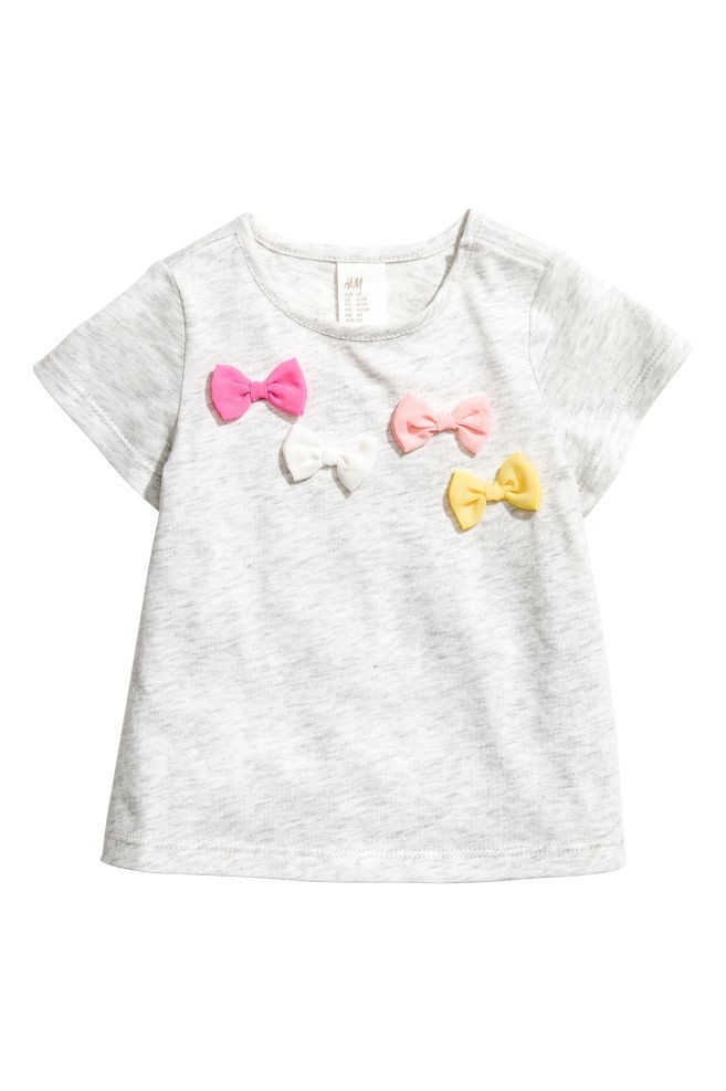 

Футболка H&M 68 см Серая