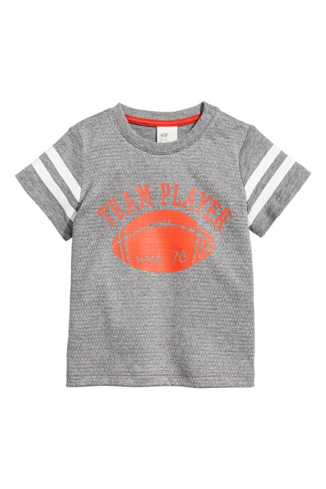 

Футболка H&M 68 см Серая