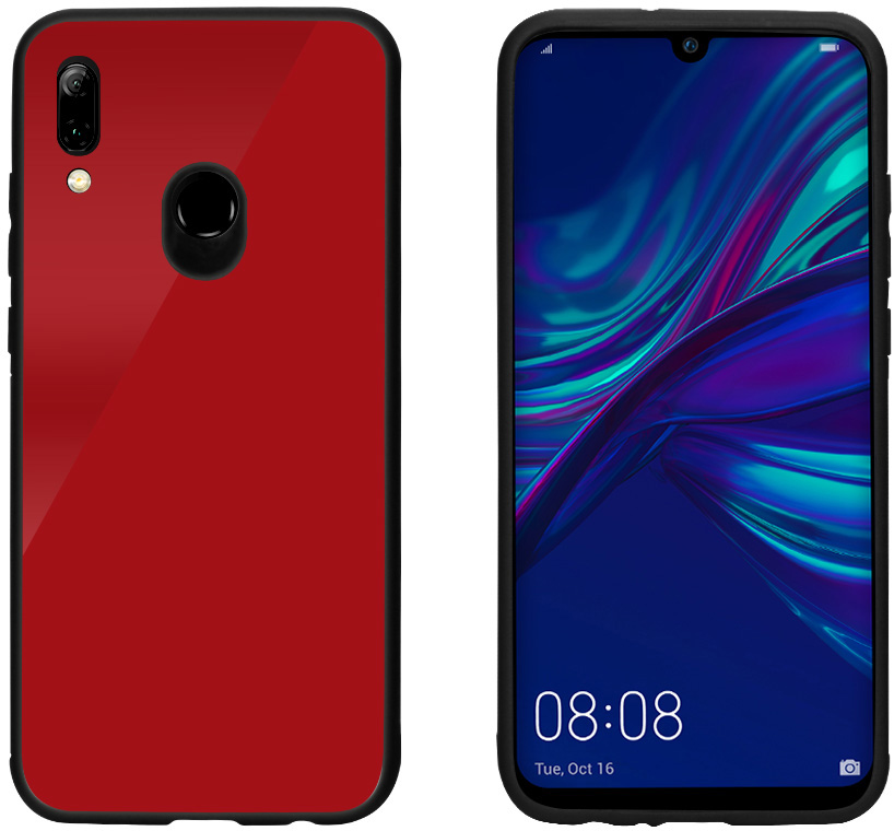 

Панель Intaleo Real Glass для Huawei P Smart 2019 Red