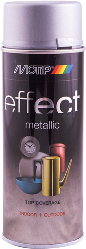 Акция на Эмаль аэрозольная с эффектом металлик Motip Deco Effect серебристый бриллиант 400 мл (8711347216529) от Rozetka UA