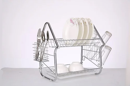 

Двухуровневая хромированная сушилка для посуды Bohmann BH 7335-43