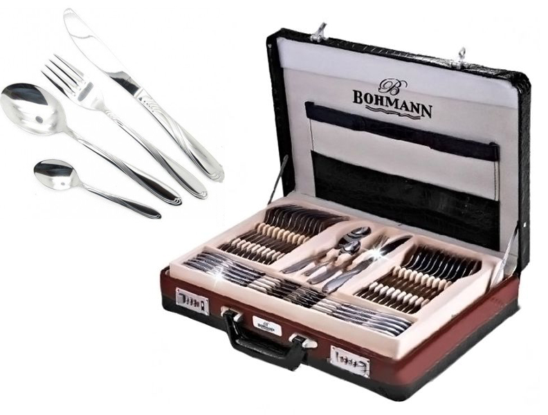 

Набор столовых приборов 72 предмета Bohmann BH 5946 MR-C