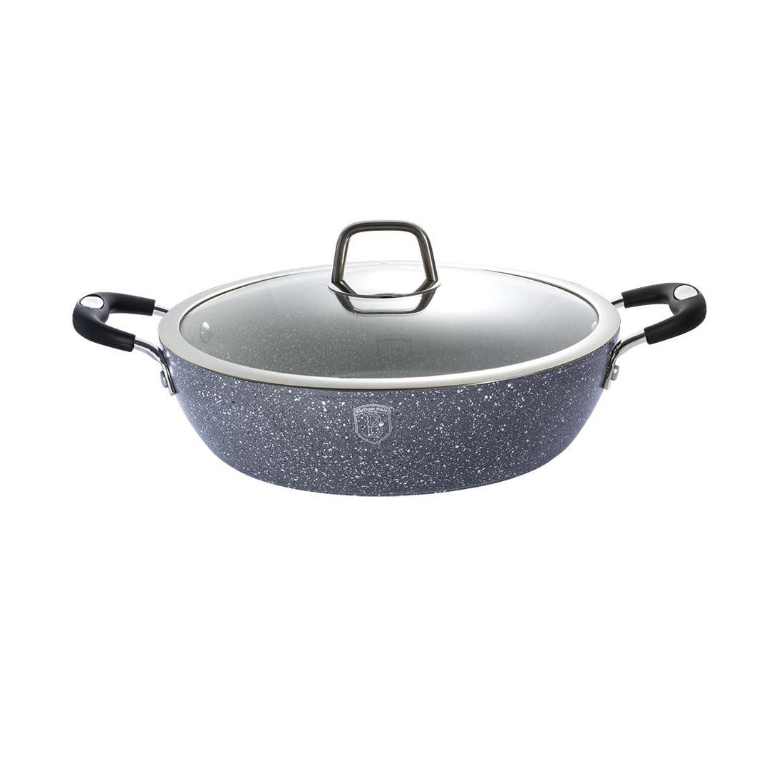 

Сотейник с крышкой Berlinger Haus Gray Stone Touch Line 32 см BH-1157N