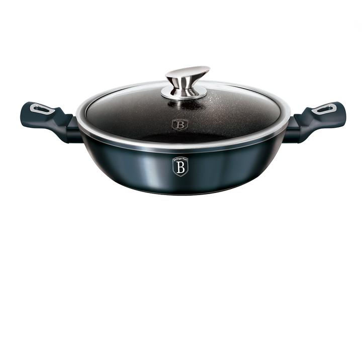 

Сотейник 24 см на 6.5 см Berlinger Haus Aquamarine Metallic Line 2300 мл BH-1877