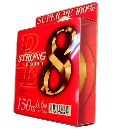 

Шнур Yamatoyo PE STRONG 8 No. 0.8(15lb) 150m (шт.) (100558)