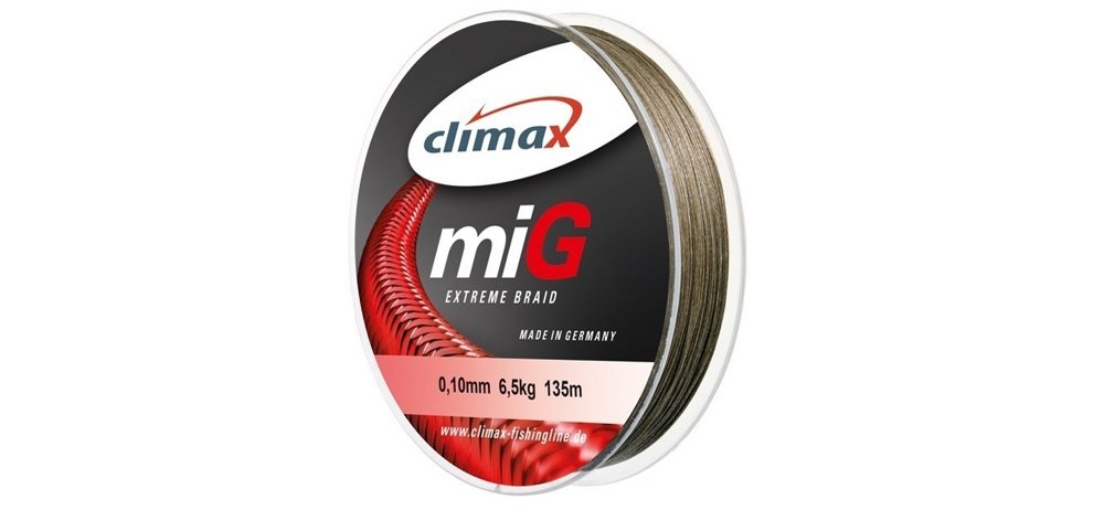 

Шнур CLIMAX MIG BRAID NG 135 m 0.22 16,50 kg, (УП 1 ШТ) табак (шт.) (100480)