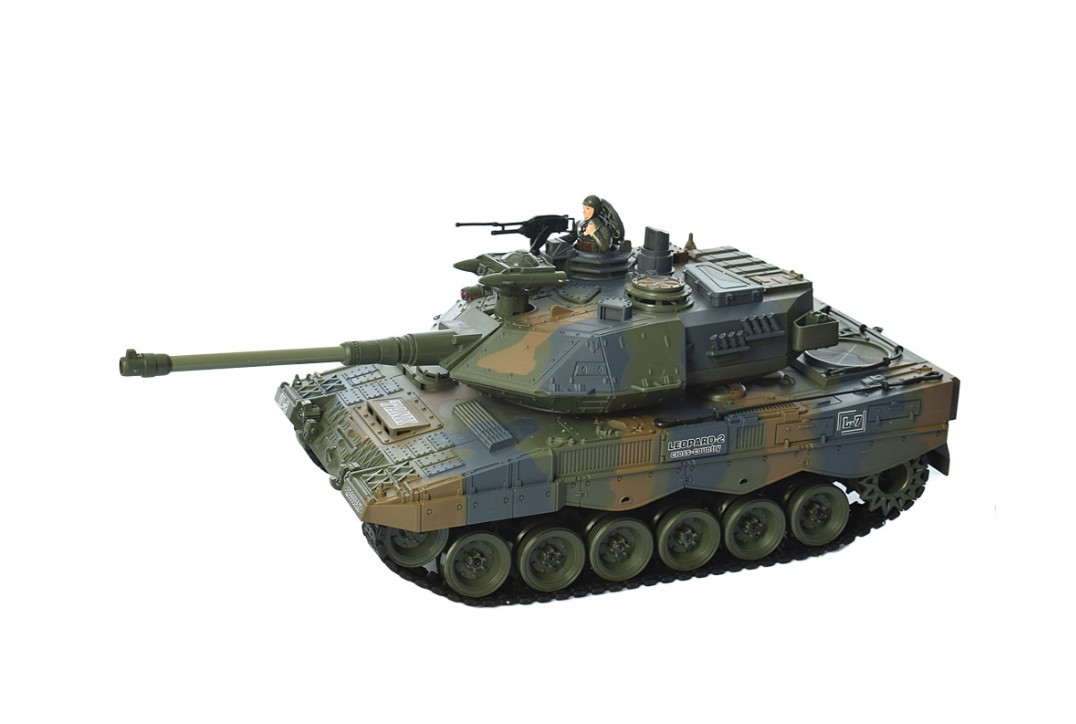 

Танк на радиоуправлении с дымом Wars King 789-4