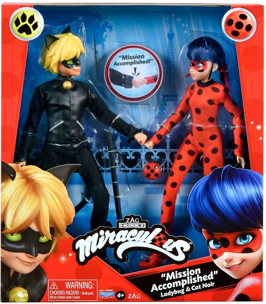 

Набір з 2 ляльок Miraculous Леді Баг і Суперкіт S2 Місія виконана 26 см (50365)