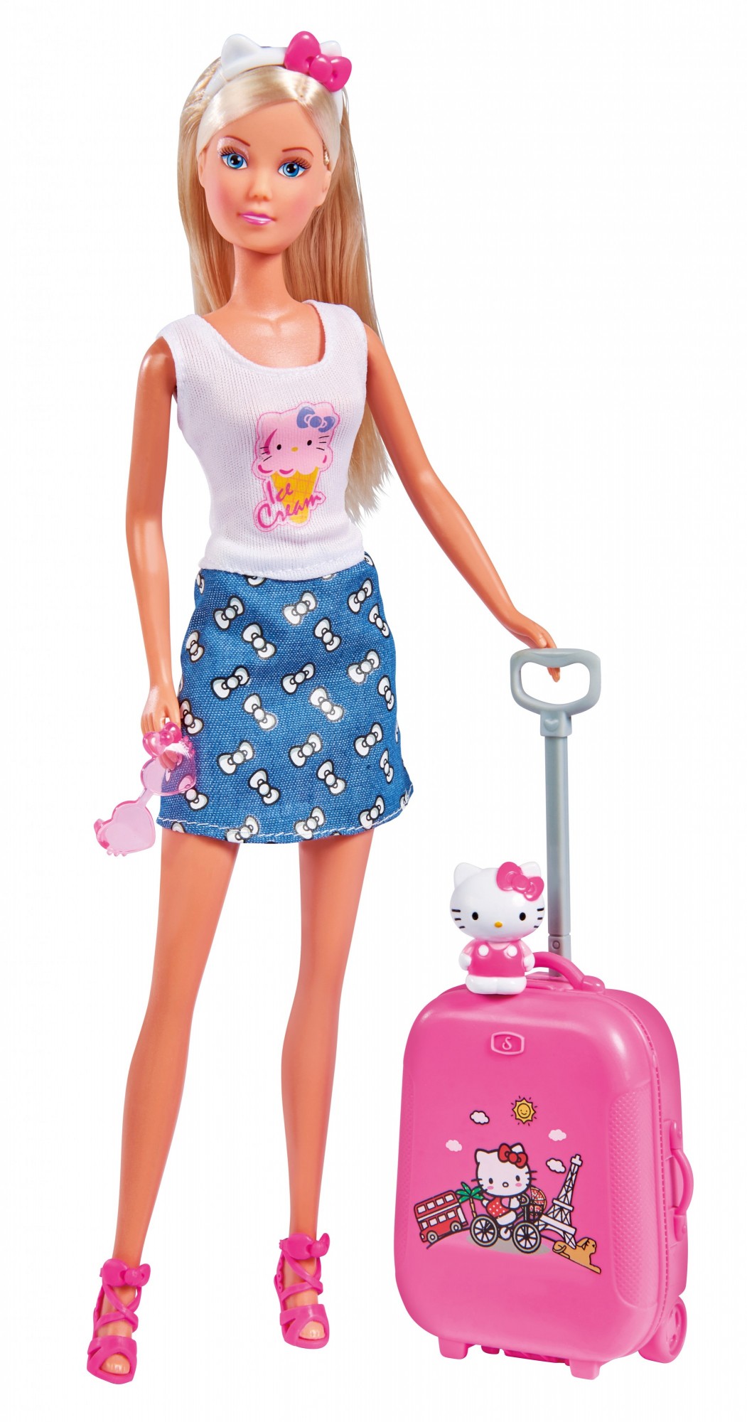 

Лялька Штеффі Simba Toys Hello Kitty Весела подорож з аксесуарами 29 см (9283012)