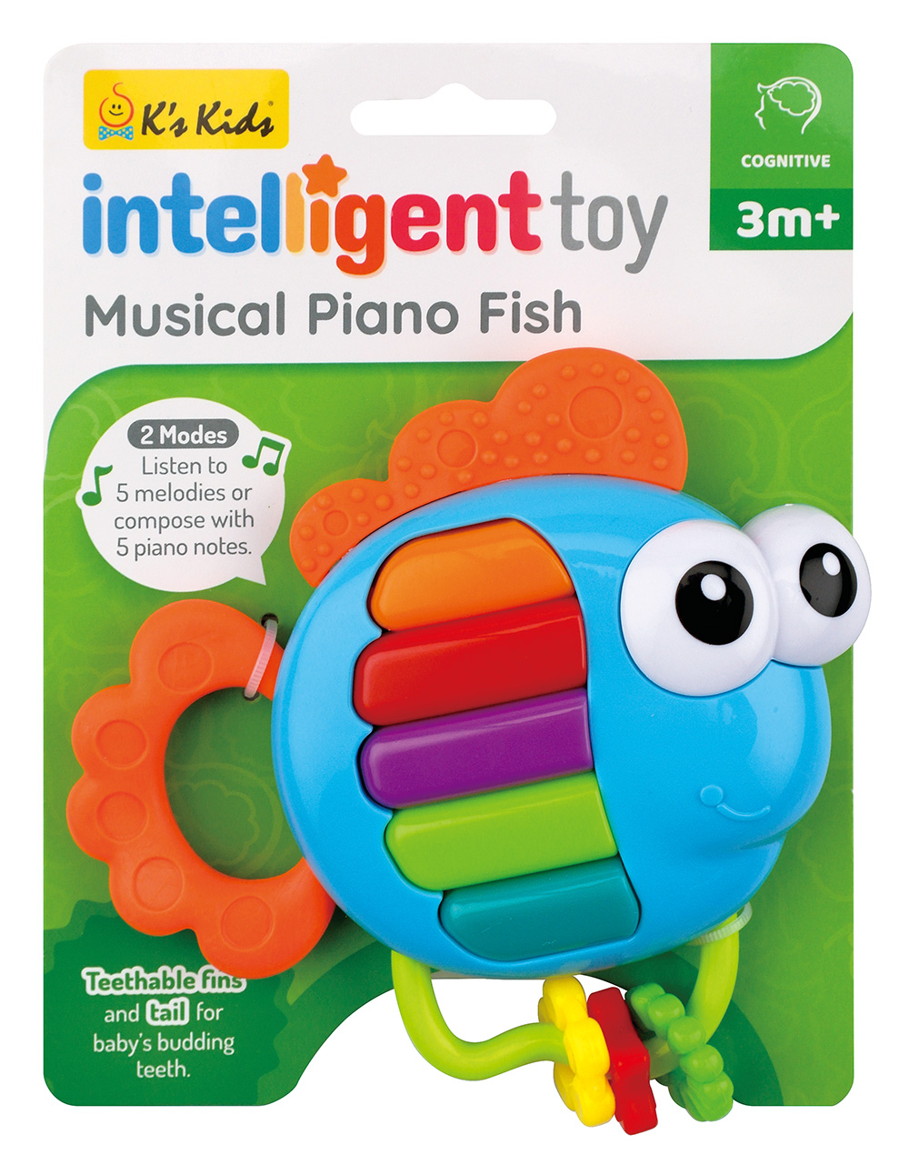 

Брязкальце музичне Ks Kids Піаніно Рибка зі світл. еф. (KIT23006) (6603118)